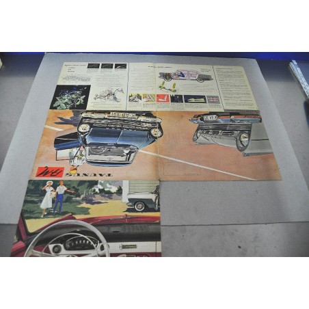PROSPEKT BROCHURE DEPLIANT FORD TAUNUS 17 M POSTER FRANCESE MANCA UNA PAGINA