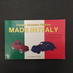 Libro Classic miniature vehicles MADE IN ITALY Dr. Edward Force 1992