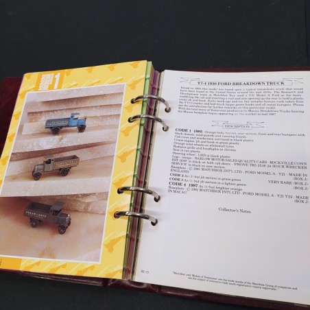 Libro Matchbox Models of yesteryear The collection 1st edition 1985