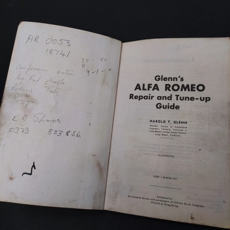 Libro Alfa Romeo Repair & tune-up guide Harod T. Glenn 1987