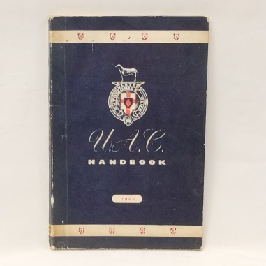 Libro Ulster Automobile Club handbook 1966