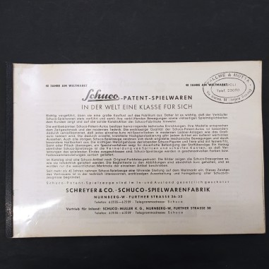 Libro Schuco-Patent-Spielwaren Katalog
