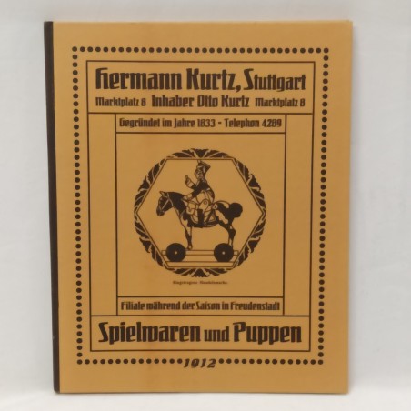 Libro Spielwaren und Puppen 1912 Hermann Kurtz, Otto Kurtz 1983