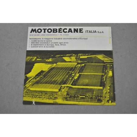 PROSPEKT BROCHURE DEPLIANT MOTOBECANE ITALIA MOBY SUPER