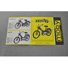 PROSPEKT BROCHURE DEPLIANT MOTOBECANE ITALIA MOBY SUPER 2