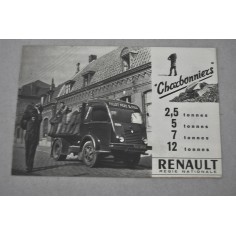 PROSPEKT BROCHURE DEPLIANT RENAULT CHARBONIIERS PL 531 5206 4 PAG. FRANCESE