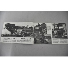 PROSPEKT BROCHURE DEPLIANT RENAULT CHARBONIIERS PL 531 5206 4 PAG. FRANCESE 2