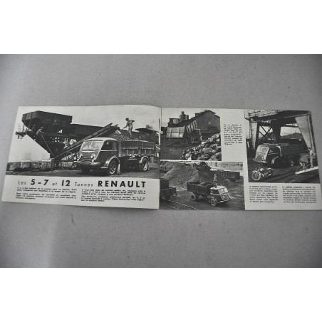 PROSPEKT BROCHURE DEPLIANT RENAULT CHARBONIIERS PL 531 5206 4 PAG. FRANCESE