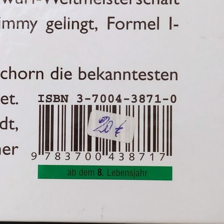 Jimmy und die Formel 1 – Die besten Rennfahrer del Welt Wilhelm Pellert 1997