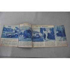 PROSPEKT BROCHURE DEPLIANT RENAULT REGIE NATIONALE LAITIERS 4 PAG. FRANCESE 2