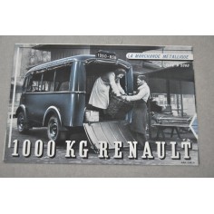 PROSPEKT BROCHURE DEPLIANT RENAULT TYPE R 2060 FURGON METALLIQUE FRANCESE