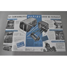 PROSPEKT BROCHURE DEPLIANT RENAULT TYPE R 2060 FURGON METALLIQUE FRANCESE 2