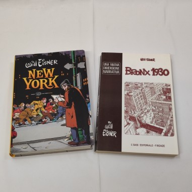 Fumetto Will Eisner New York Einaudi + Bronx 1930 L'Oasi Editore