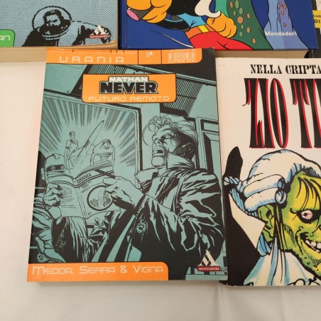 Lotto di 5 fumetti: Urania, Nathan Never, Eta Beta, Italia 50, Zio Tibia