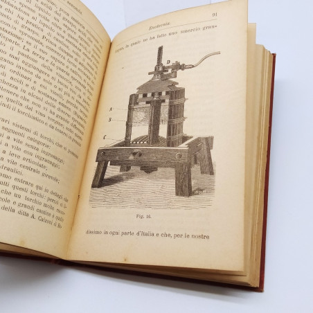 Manuale Hoepli Enologia Ottavi Strucchi  3° edizione anno 1897 - ottimo
