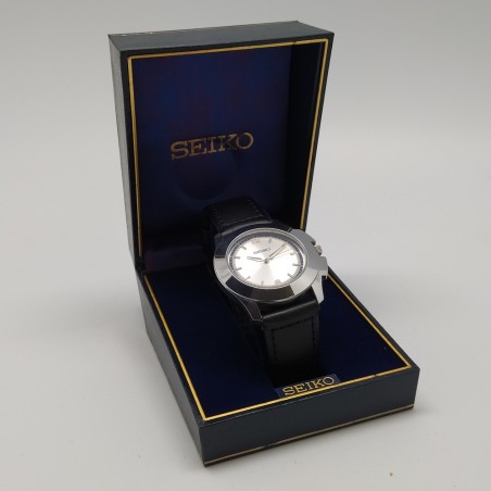 Orologio Seiko cassa acciaio mov quarzo (raro) usato con scatola