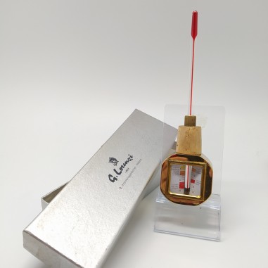 Lorenzi Milano termometro per vini ad alcol con tappo in ottone e scala di vini