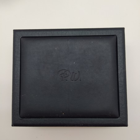 Scatola orologio Philip Watch in microfibra colore blu scuro