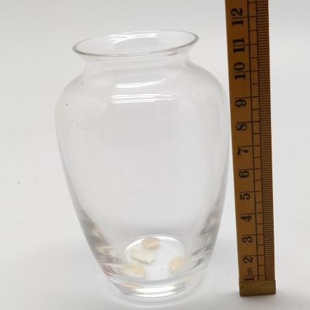 Vasetto in vetro trasparente Baccarat con scatola originale