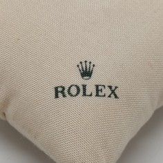 Rolex cuscinetto in stoffa per orologio 7x7x3,5 cm usato 2