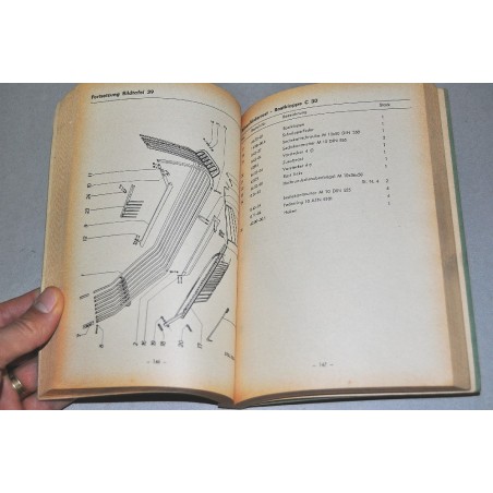 STOLL C-BUNKERKOPFRODER 1968 ERSATZTEILLISTE SPARE PARTS LISTINO PARTI RICAMBIO