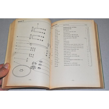 STOLL C-BUNKERKOPFRODER 1968 ERSATZTEILLISTE SPARE PARTS LISTINO PARTI RICAMBIO
