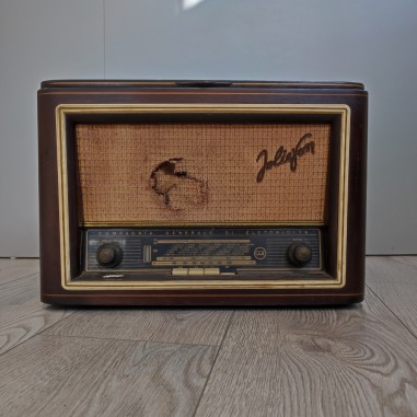 Radio vintage CGE Joliefon RFS 6597 usata da restaurare