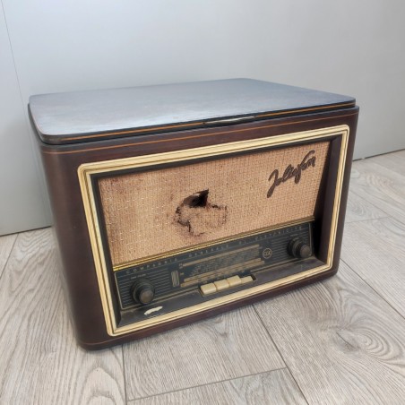 Radio vintage CGE Joliefon RFS 6597 usata da restaurare