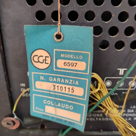 Radio vintage CGE Joliefon RFS 6597 usata da restaurare