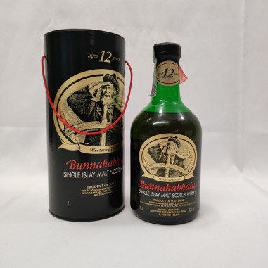 Whisky Bunnahabhain 12-year-old 70 cl 43% con astuccio