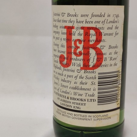 Whisky J&B Rare Blended scotch 75 cl 43%
