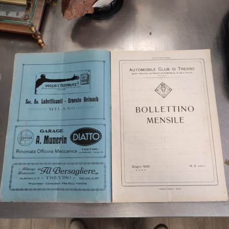 Bollettino mensile Automobile Club di Treviso giugno 1929