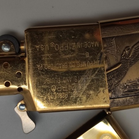 Accendino Zippo in ottone 254BBS Aquila inusato B144 nuovo