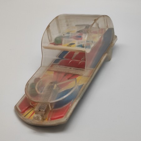 Flipper in plastica Perugina con biglie in vetro