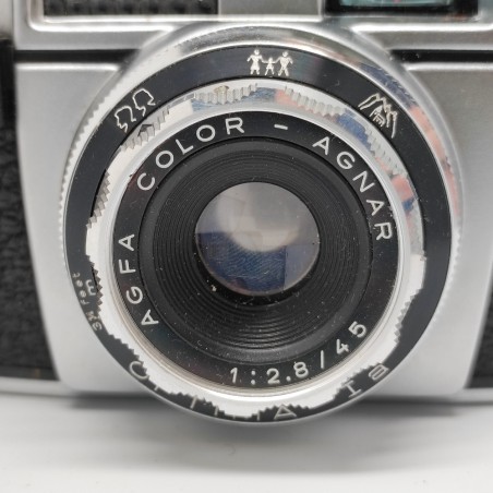 Macchina fotografica Optima Ia - Agfa Color Agnar 1:2,8/45 con custoida
