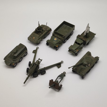 Lotto 7 modellini esercito Politoys scala 1/41 usati