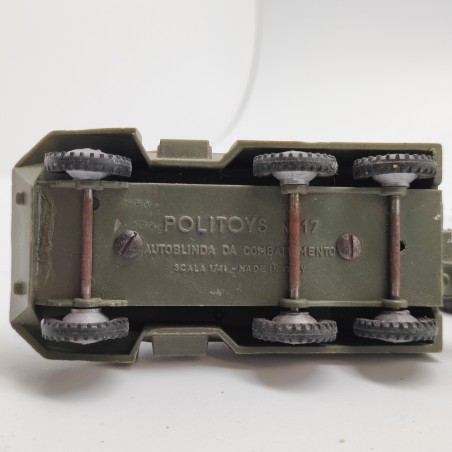Lotto 7 modellini esercito Politoys scala 1/41 usati