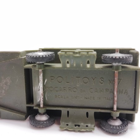 Lotto 7 modellini esercito Politoys scala 1/41 usati