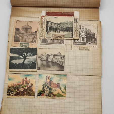 Collezione raccolta immagni da scatole di cerini
