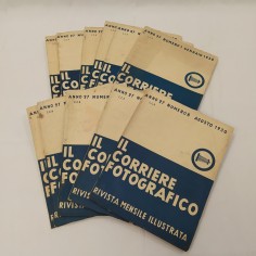 11 riviste Il Corriere Fotografico 1930 annata quasi completa manca febbraio