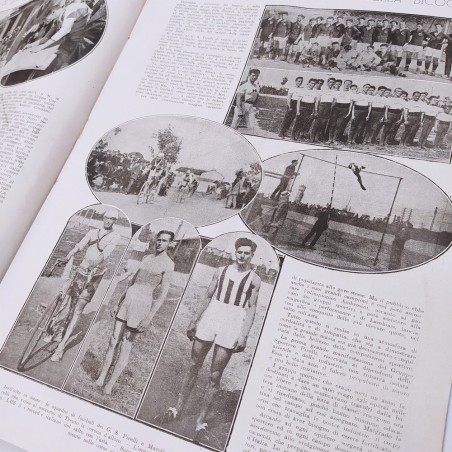 Lo sport illustrato annata 1921 completa, condizioni mediocri