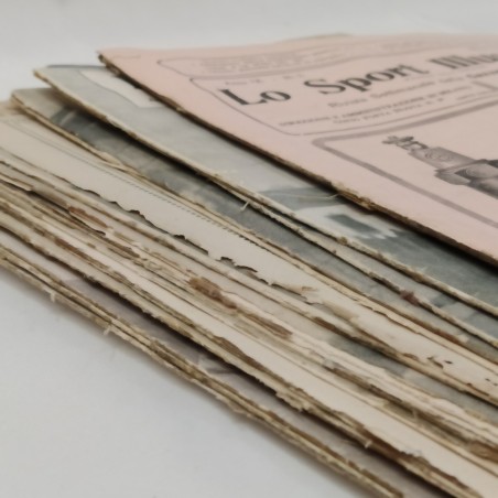 Lo sport illustrato annata 1921 completa, condizioni mediocri