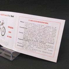 Libretto caratteristiche ciclomotore Franchi Sachs Moped 50 cc - Mediocre 2