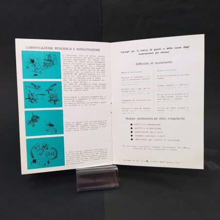 Libretto istruzioni per l' uso e manutenzione ciclomotore 49 Bobo Benelli