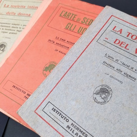 Lotto di 5 libretti / manuali anni 30 Editore Hermes Milano, mondo femminile