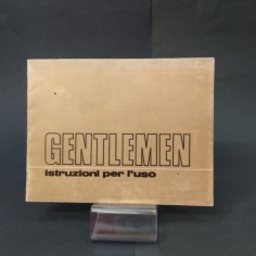 Libretto istruzioni per l'uso ciclomotore 49 Gentlemen Benelli