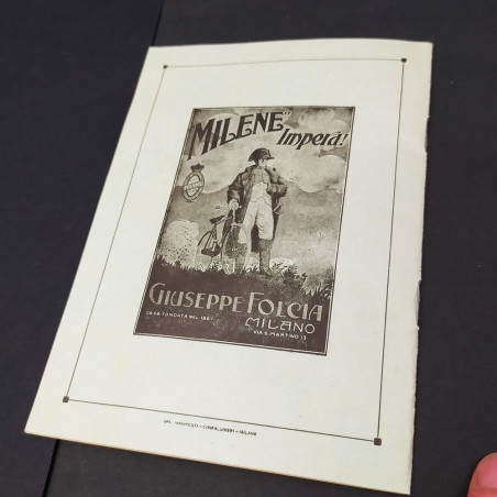 Catalogo listino prezzi accessori per velocipedi Giuseppe Folcia 1939