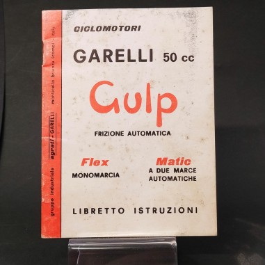 Libretto uso manutenzione ciclomotore Garelli Gulp 50
