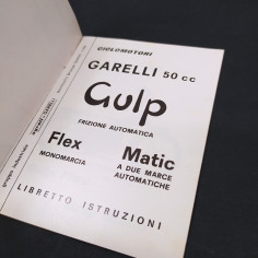 Libretto uso manutenzione ciclomotore Garelli Gulp 50 2