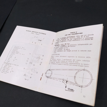 Libretto uso manutenzione ciclomotore Garelli Gulp 50